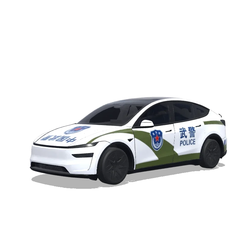Tesla Model Y L 2025+ — Wrap-Vorschau: 中国武警