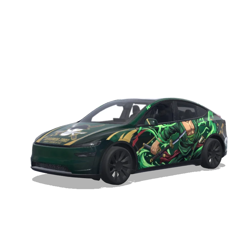 Tesla Model Y (2025+) Premium — vista previa del diseño zoro one piece