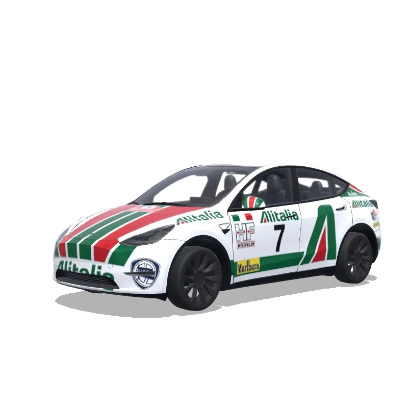 Tesla Model Y 2020-2024 — vista previa del diseño lanciastratosrally1974montecarlo