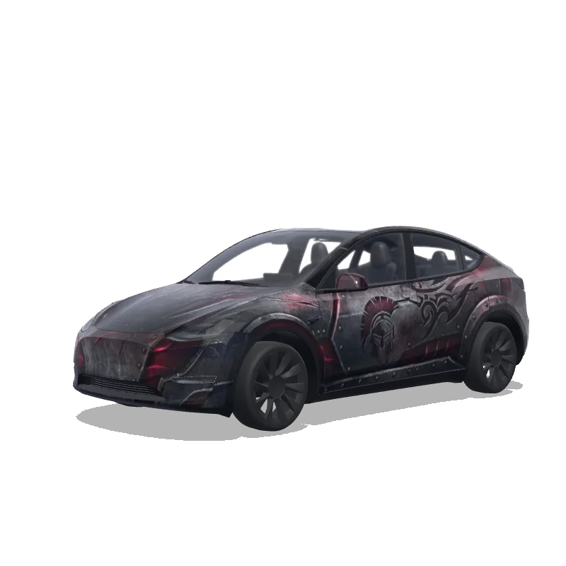 Tesla Model Y 2020-2024 — aperçu du wrap warrior