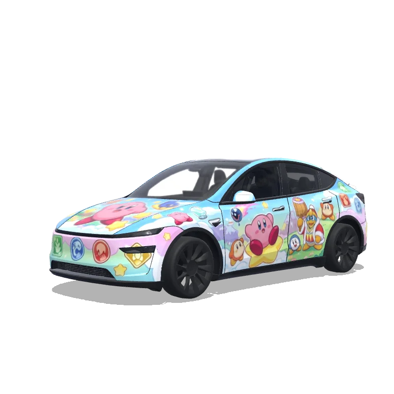 Tesla Model Y (2025+) Premium — aperçu du wrap 星之卡比