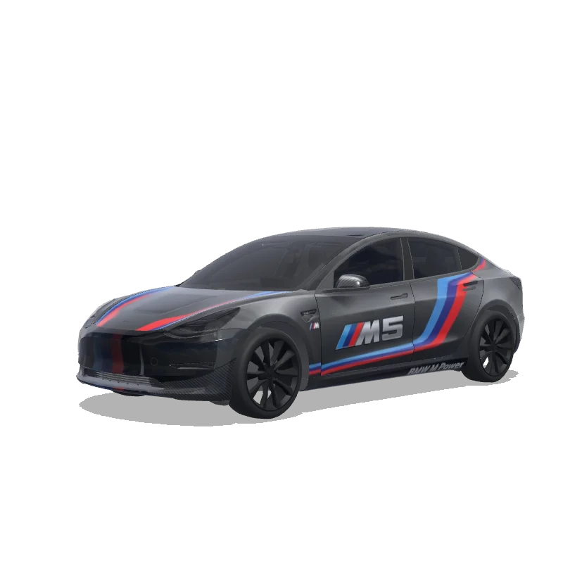 Tesla Model 3 2017-2023 — look bmw m5 wrap preview