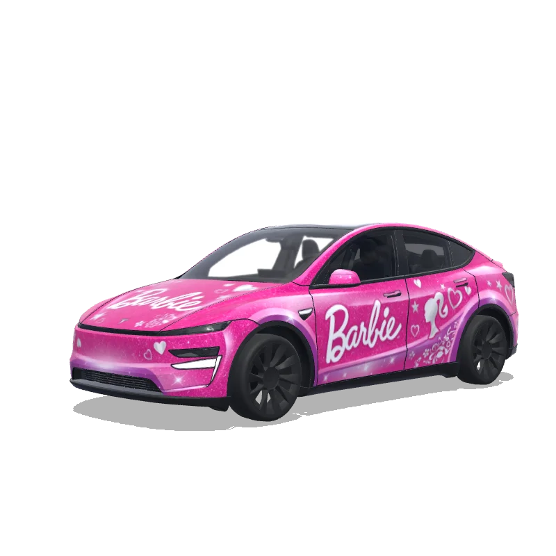 Tesla Model Y (2025+) Premium — Barbie dream car 랩 미리보기