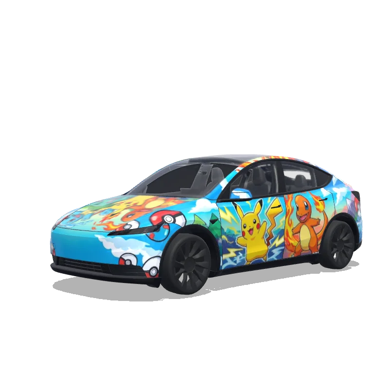 Tesla Model Y (2025+) Standard — Wrap-Vorschau: Individuelles Design