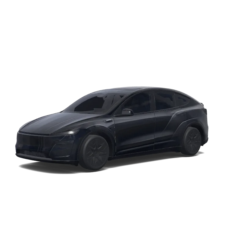 Tesla Model Y L 2025+ — Wrap-Vorschau: AITO M9. Colors: black.