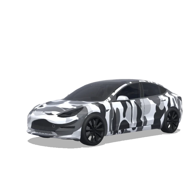 Tesla Model 3 2017-2023 — keep same detials and put it on the car wrap preview