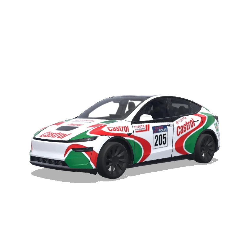 Tesla Model Y (2025+) Premium — Castrol ST205 GT-FOUR. 랩 미리보기
