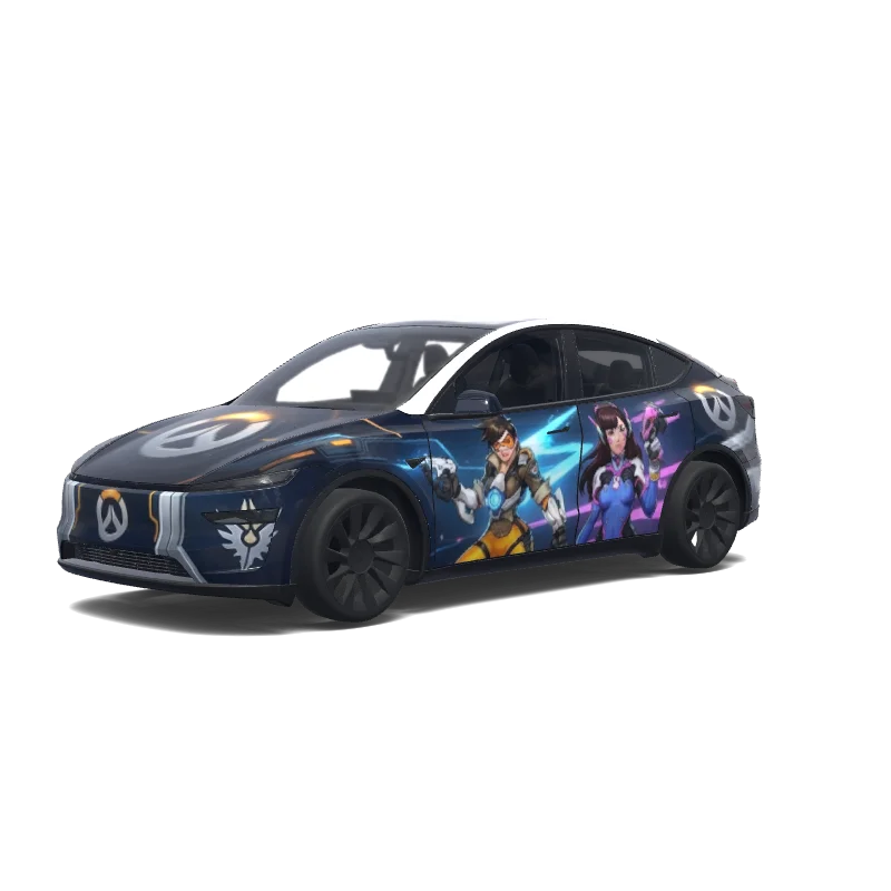 Tesla Model Y (2025+) Premium — Wrap-Vorschau: Overwatch.