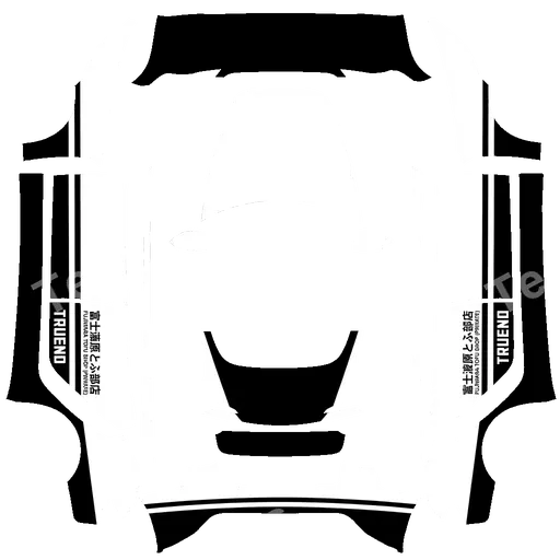 Tesla Model 3 (2024+) Standard & Premium — ae86 PNG wrap texture