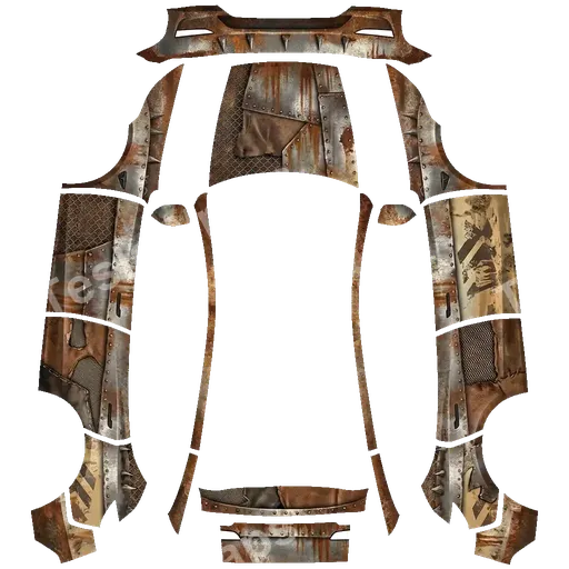 Tesla Model Y (2025+) Premium — PNG-Wrap-Textur: Mad max