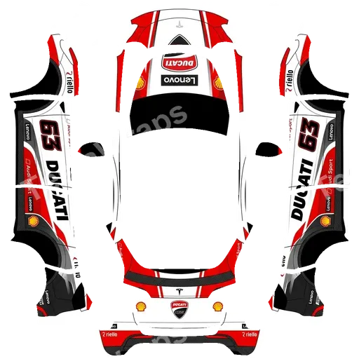 Tesla Model Y 2020-2024 — motogp ducati PNG 랩 텍스처