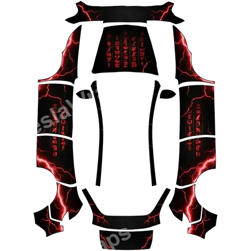 Tesla Model Y (2025+) Standard — Sith. PNG wrap texture