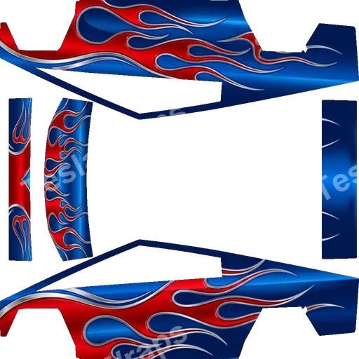 Tesla Cybertruck 2024+ — textura PNG del diseño Diseño personalizado