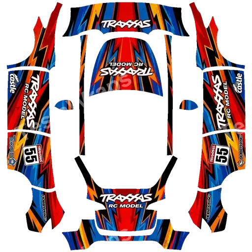 Tesla Model Y 2020-2024 — Traxxas模型车 PNG 涂装贴图