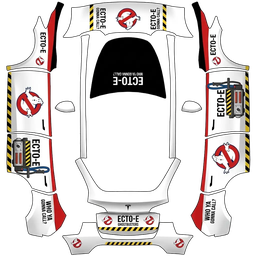 I want the car of ghostbusters, named Ecto-E, white basis