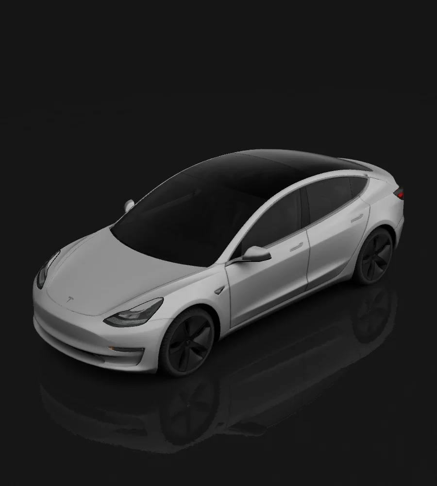Tesla Model 3 2017-2023 — wrap editor preview