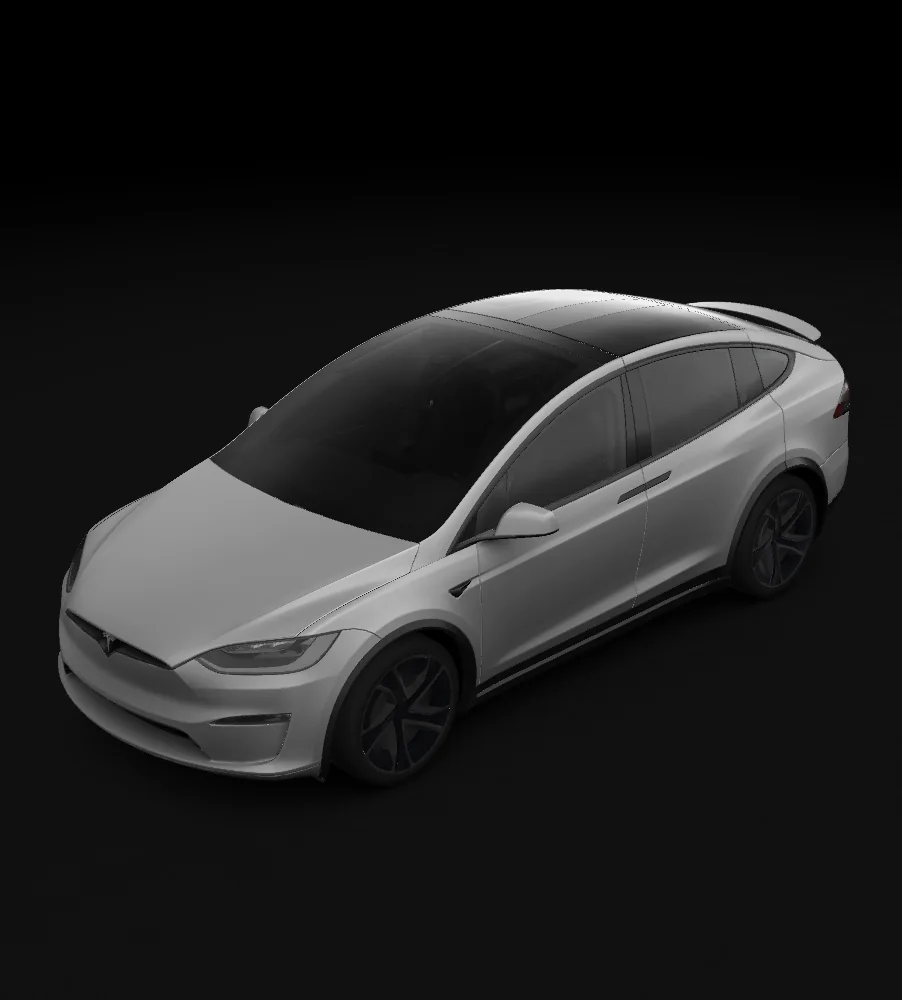 Tesla Model X 2021+ — wrap editor preview