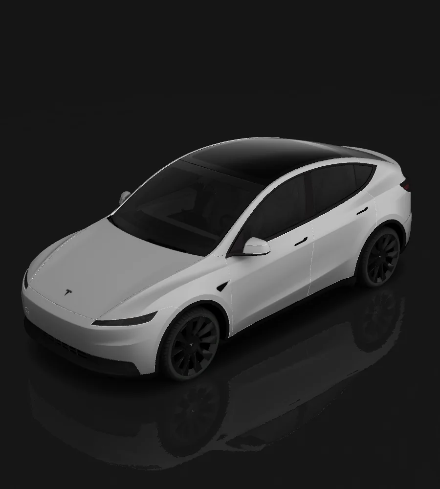 Tesla Model Y (2025+) Standard — wrap editor preview